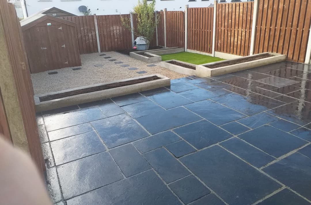 Limestone Patios / Driveway